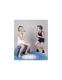 Boxershort in blauw (wol)