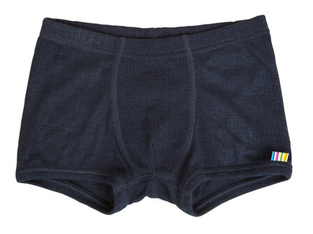 Boxershort in blauw (wol)