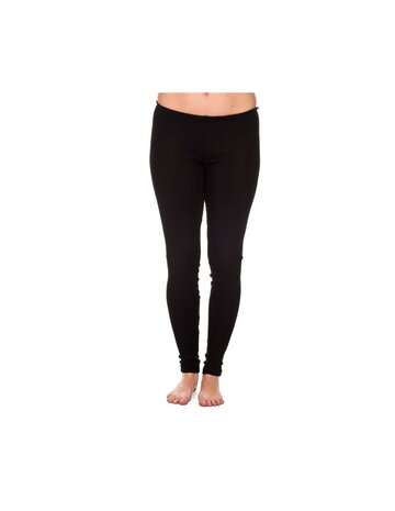 Legging in zwart (wol-zijde)
