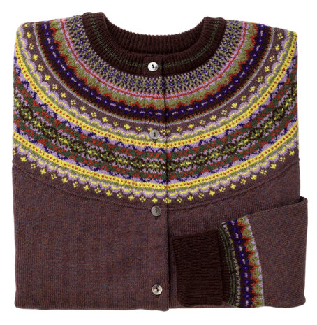 Alpine short vestje in Heather (merinowol-angora)
