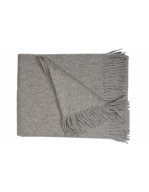 Alpaca plaid in grijs