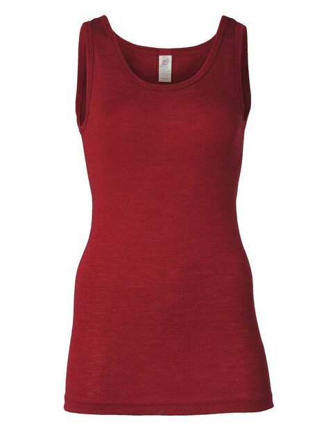 Hemdje in malve-rood (wol-zijde)