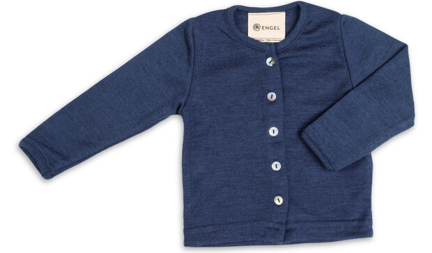 Babyvestje in navy (wolzijde)