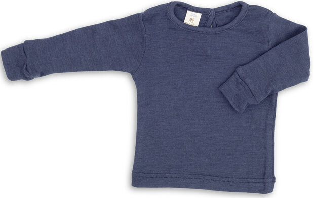 Babytruitje in navy (wolzijde)