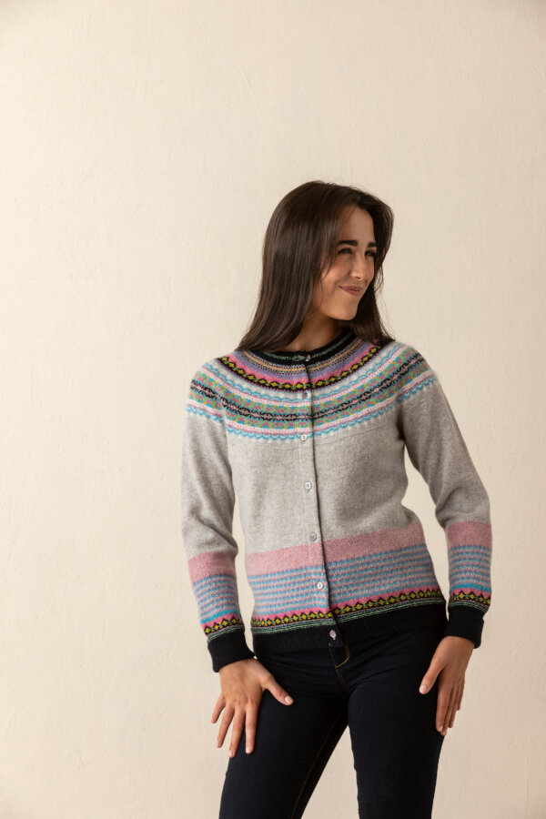 Alpine vestje in Lindean (merinowol-angora)