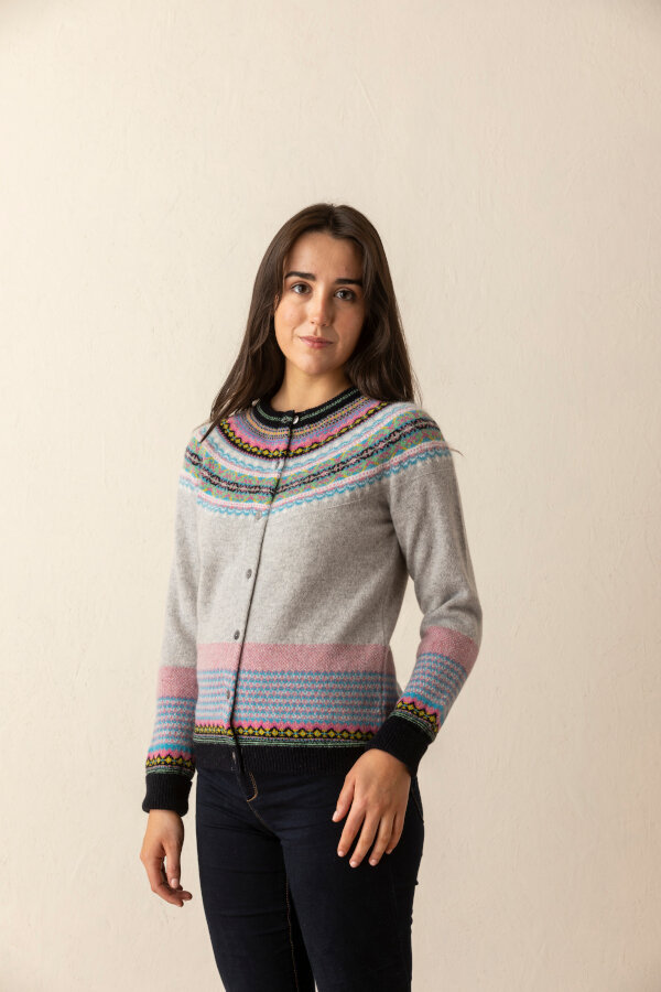 Alpine vestje in Lindean (merinowol-angora)