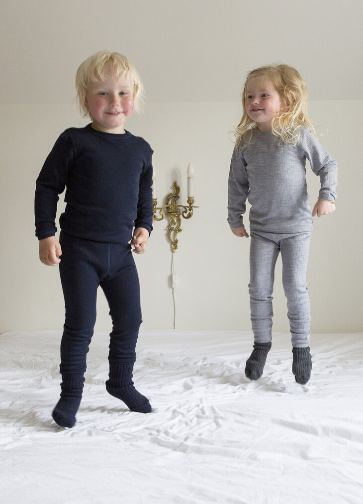 Longsleeve in grijs (wol)