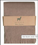 Alpaca plaid in bruin